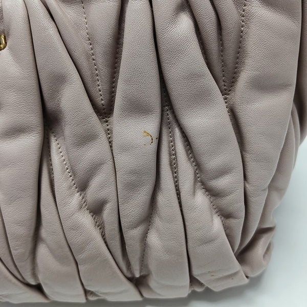 Quilted Lambskin Tote Bag Pink