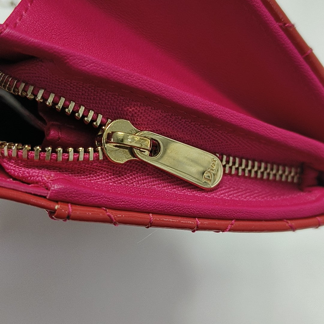 Miss Dior Cannage Patent Leather Red