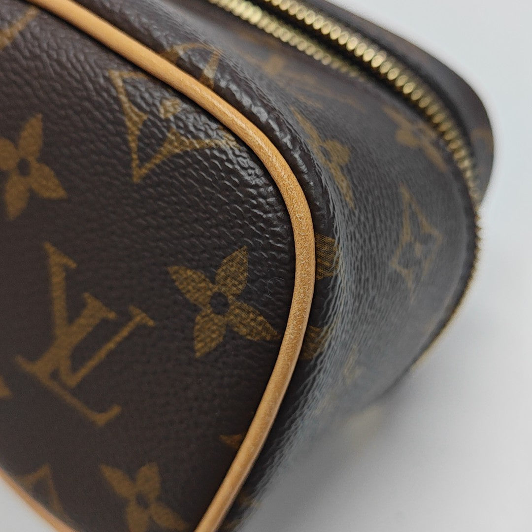 NICE Super Mini Monogram Coated Canvas Brown
