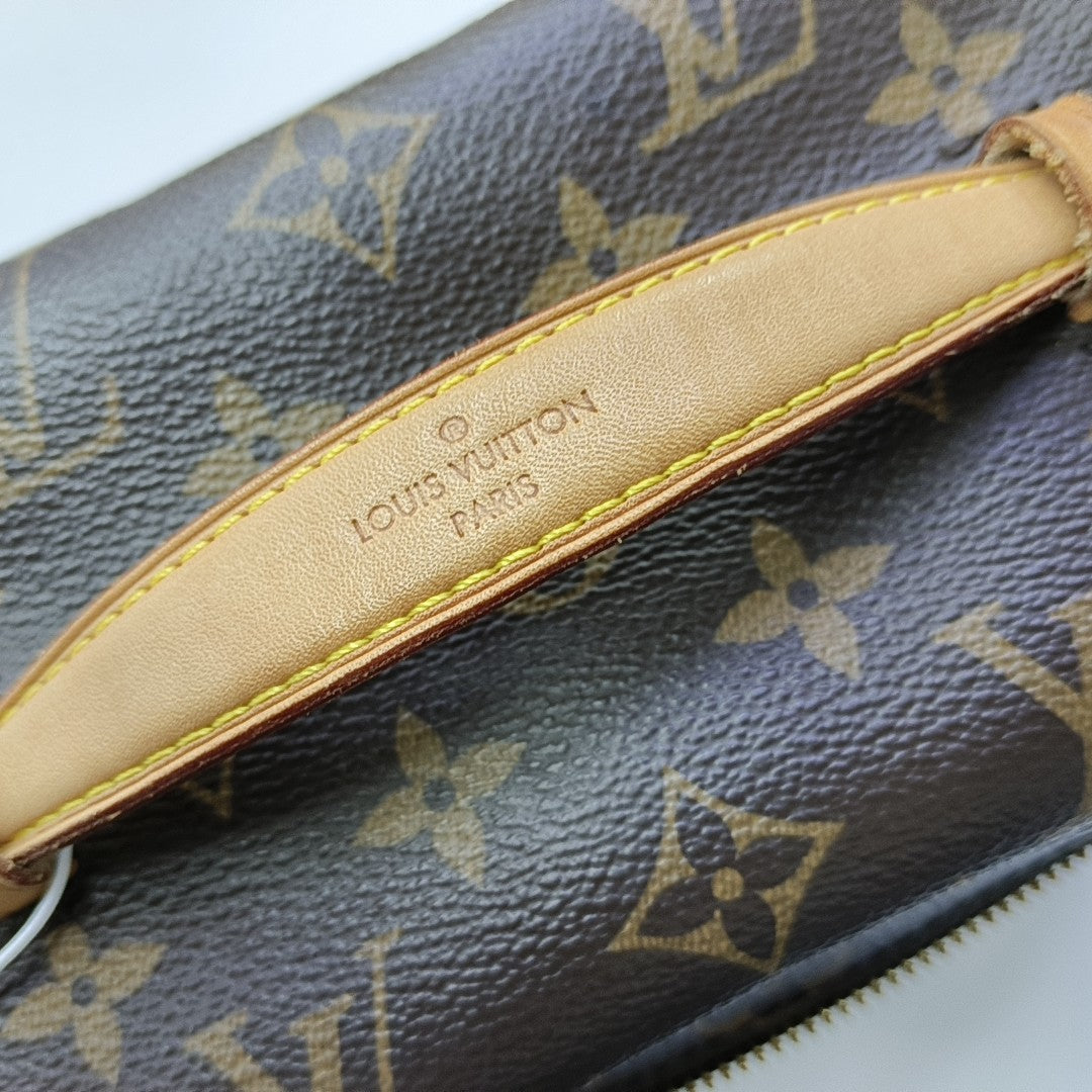NICE Mini Monogram Coated Canvas Brown