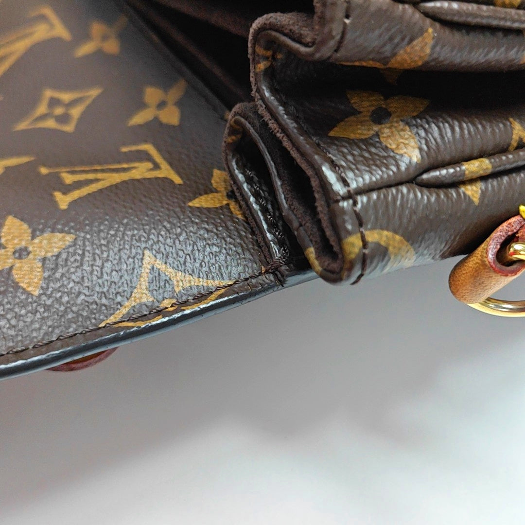 Authenticated pre-owned  MÉTIS MM Monogram Coated Canvas Brown - Shoulder Bag at Looply