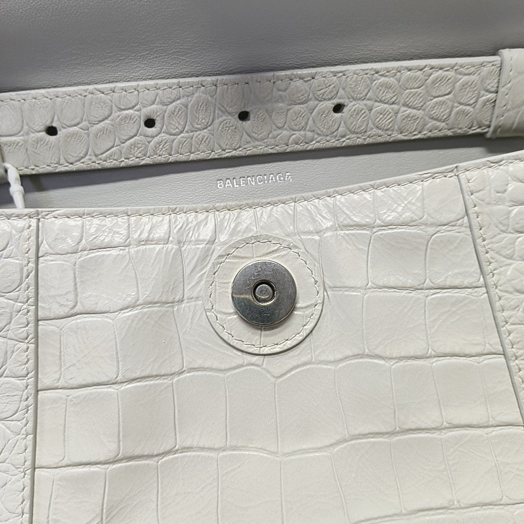 Downtown Mini Calfskin White