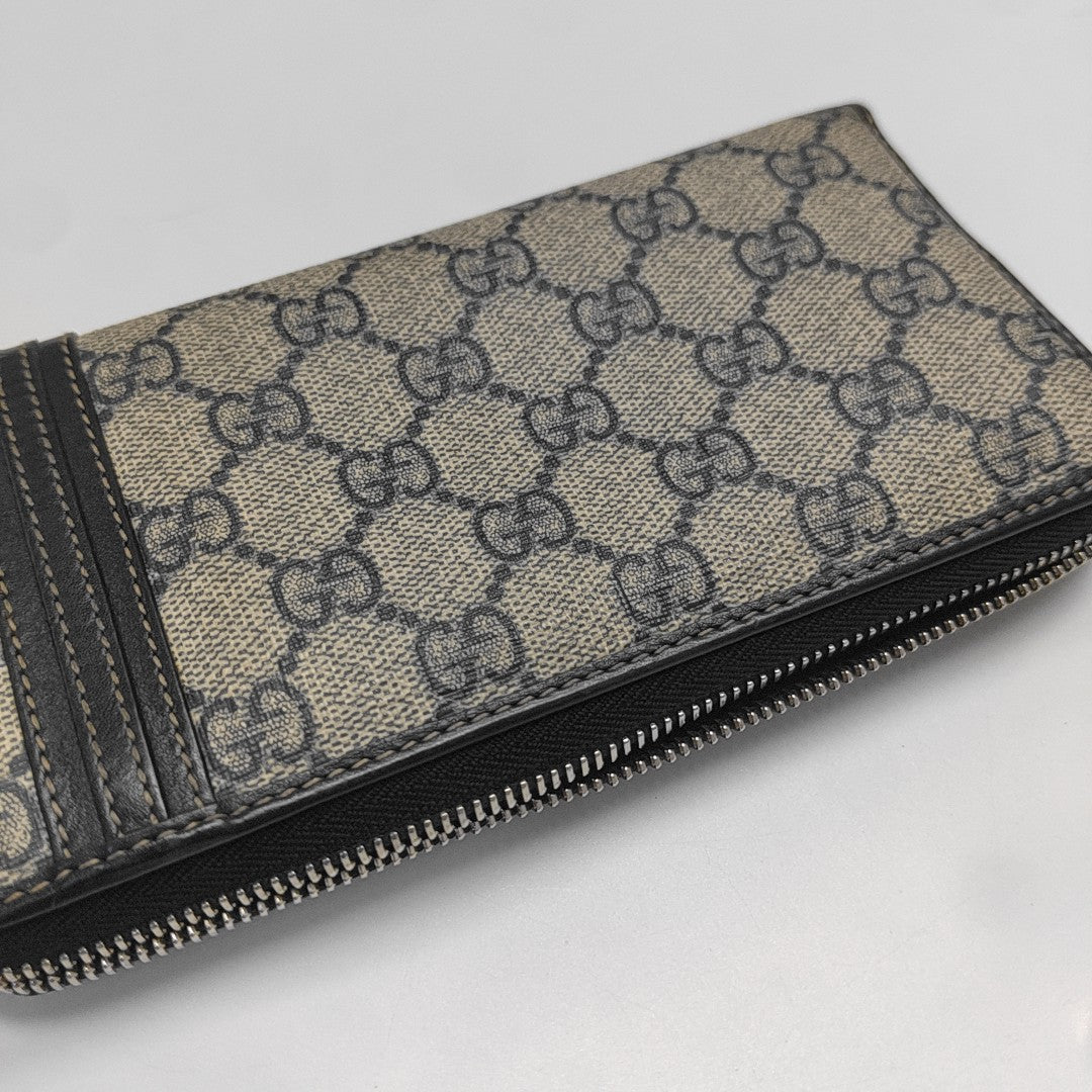 Monogram Coated Canvas Wallet Beige