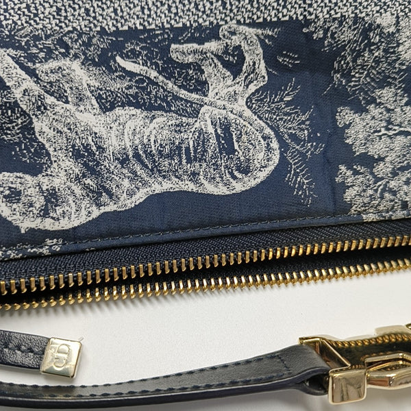 Diortravel Nomad Medium Fabric Blue