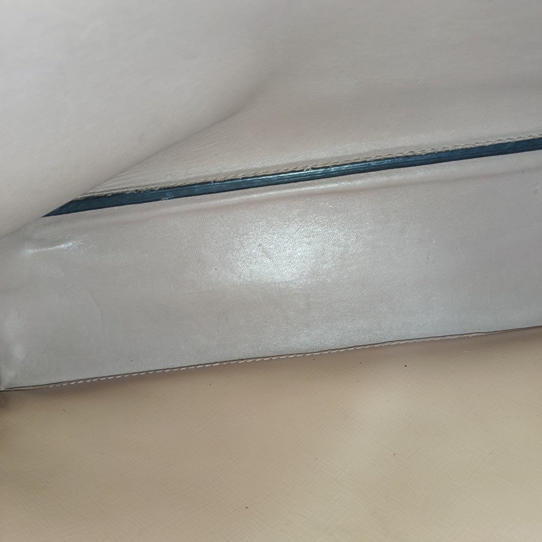 Double Saffiano Calfskin Brown