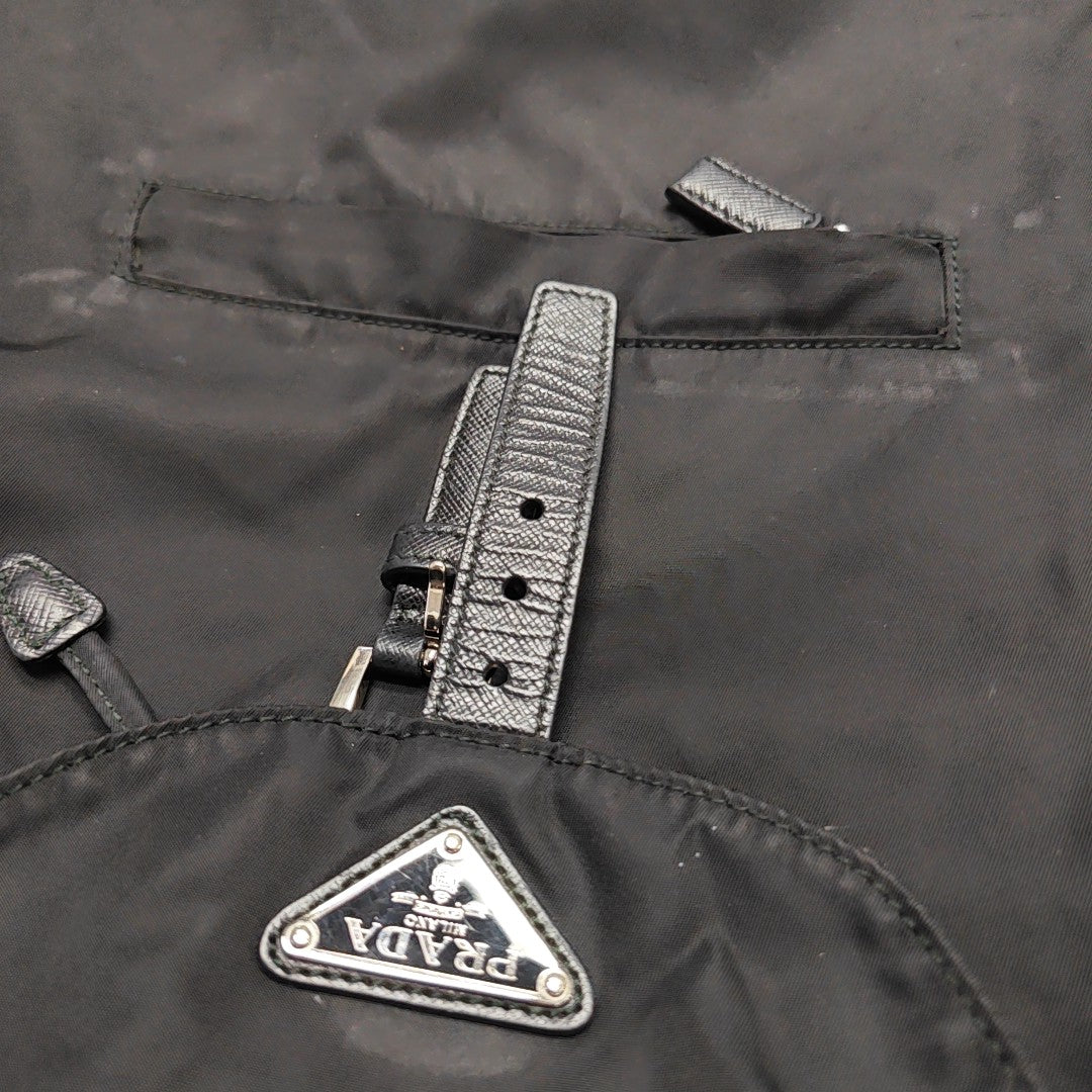 Nylon Backpack Black