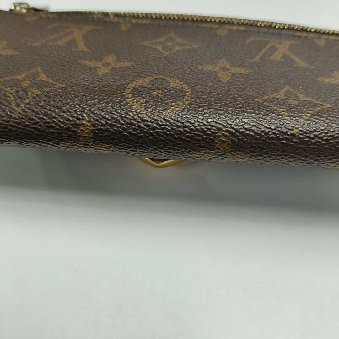 EUGENIE Monogram Coated Canvas Brown Wallet
