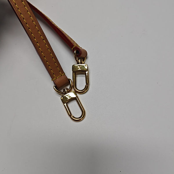 SAC PLAT Mini Monogram Coated Canvas Brown