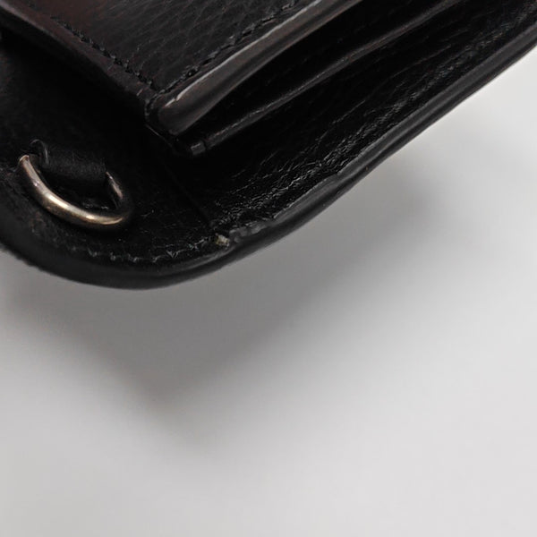 Cartera Dionysus Mini de piel de becerro negra