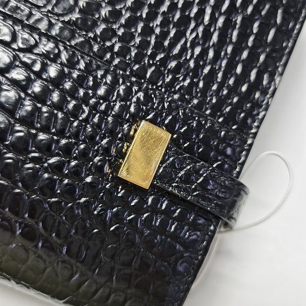 MANHATTAN Medium Calfskin Black