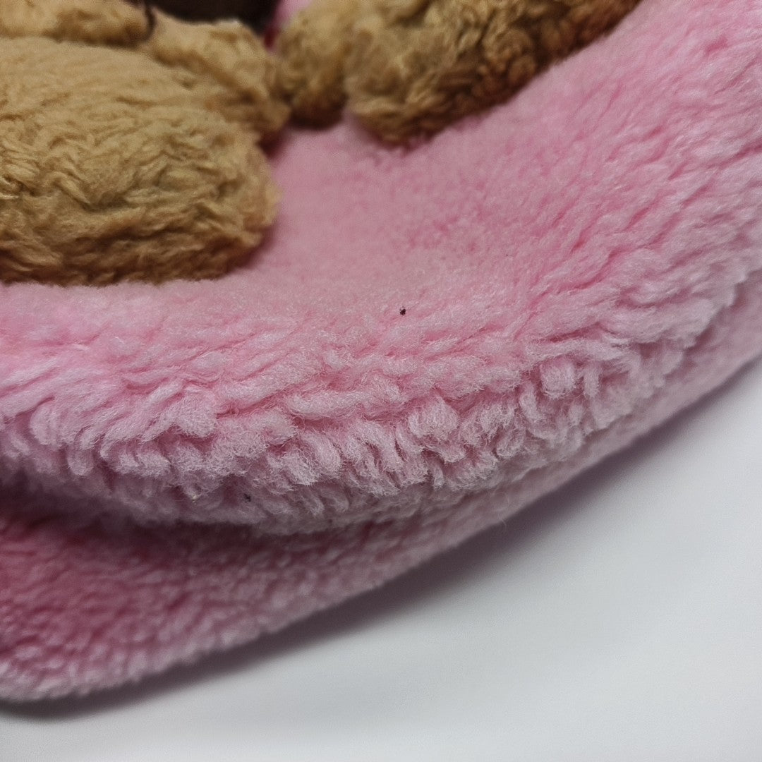 Children’s GG Bucket Sheepskin Pink