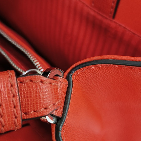 2 Jours Small Calfskin Red