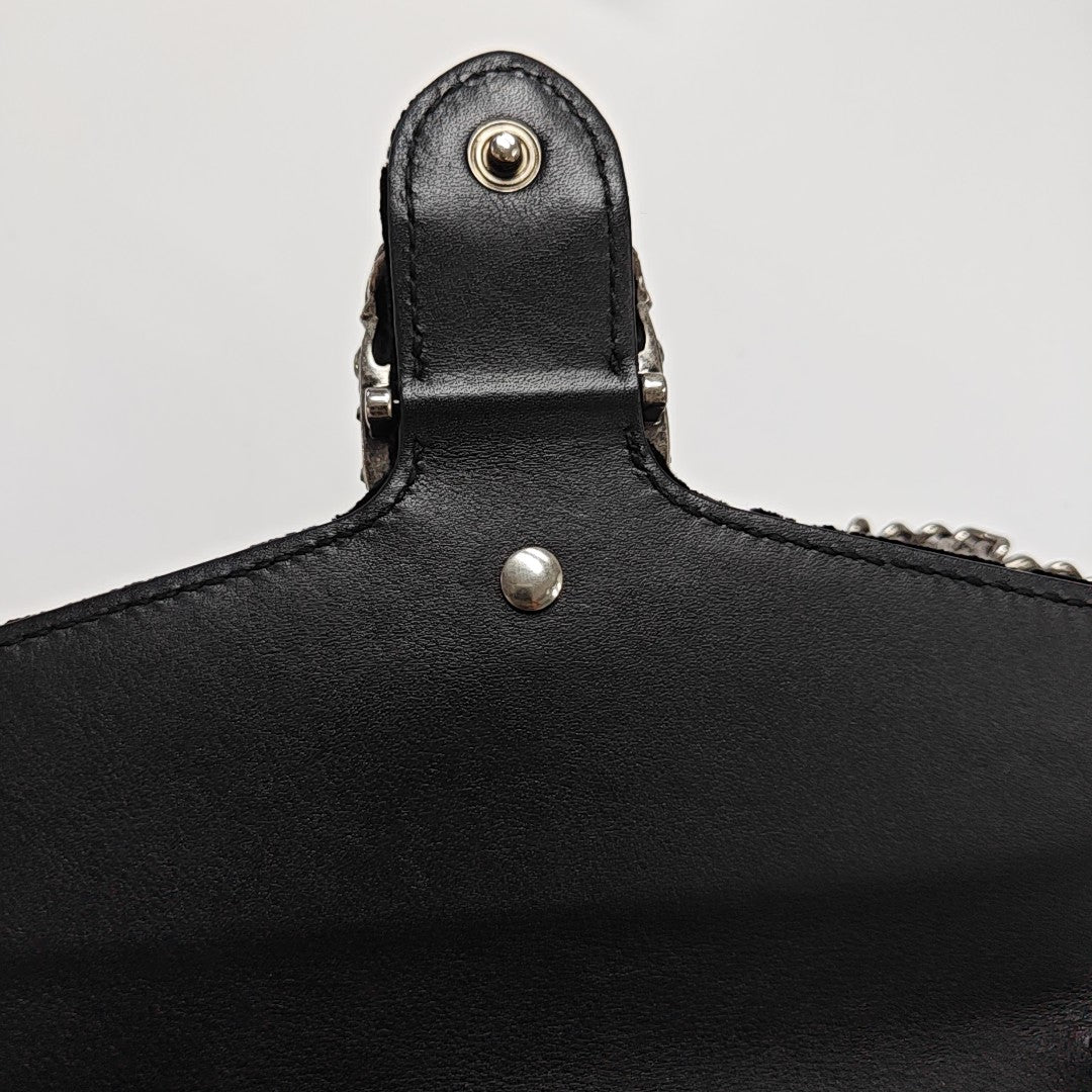 Authenticated pre-owned  Dionysus Mini Monogram Velvet Black - Crossbody Bag at Looply