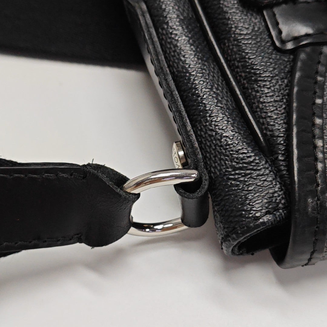 DANIEL GM Damier Graphite Coated Canvas Gray