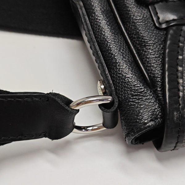 DANIEL GM Damier Graphite Coated Canvas Gray