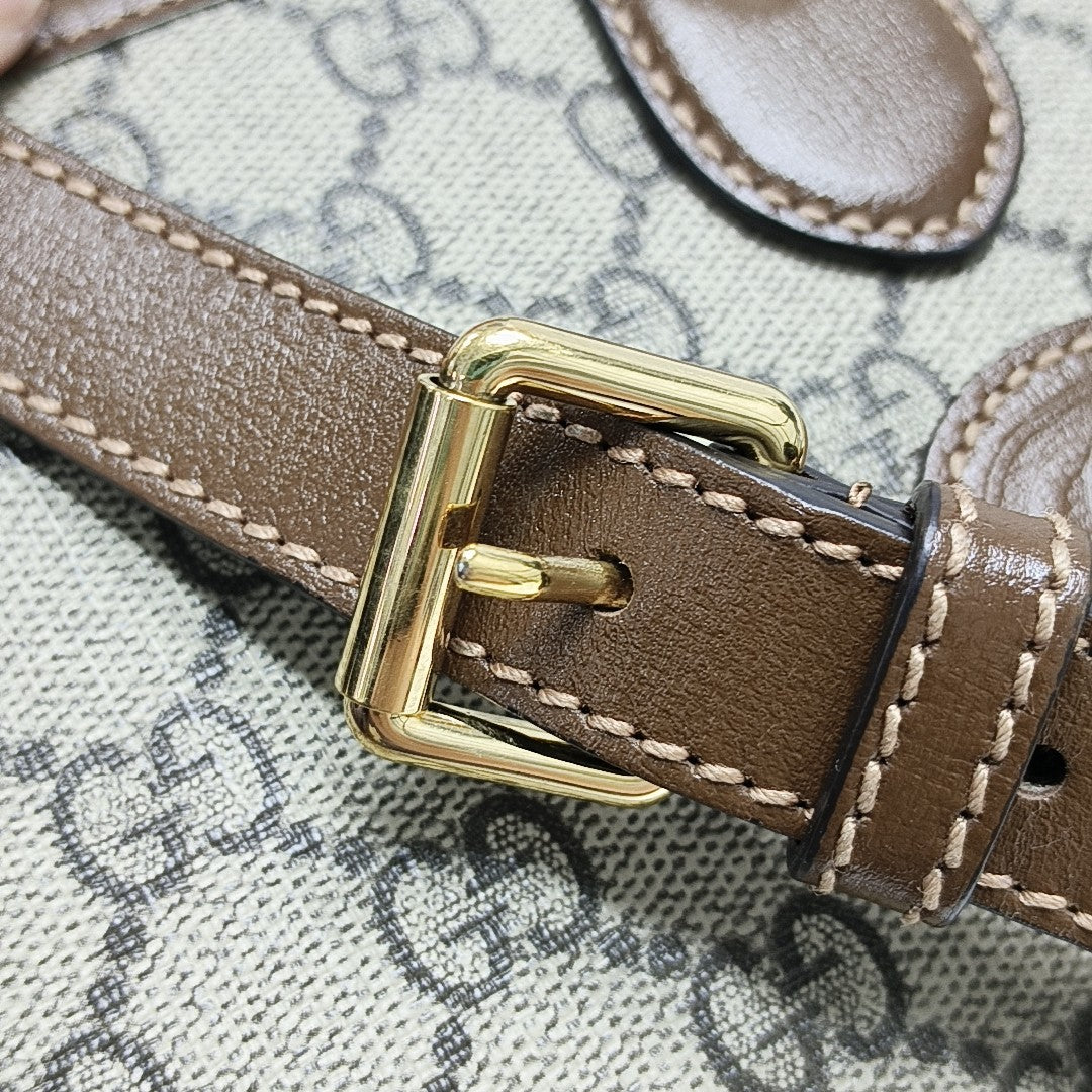 Retro Mini Monogram Coated Canvas Beige