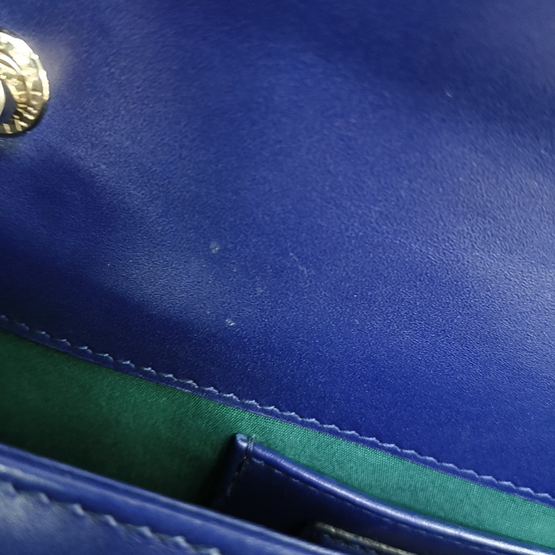 SERPENTI FOREVER Small Quilted Calfskin Blue
