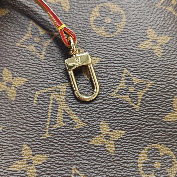 ALL IN Monogram Coated Canvas Brown