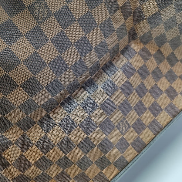 GRIMAUD Damier Ebene Coated Canvas Brown