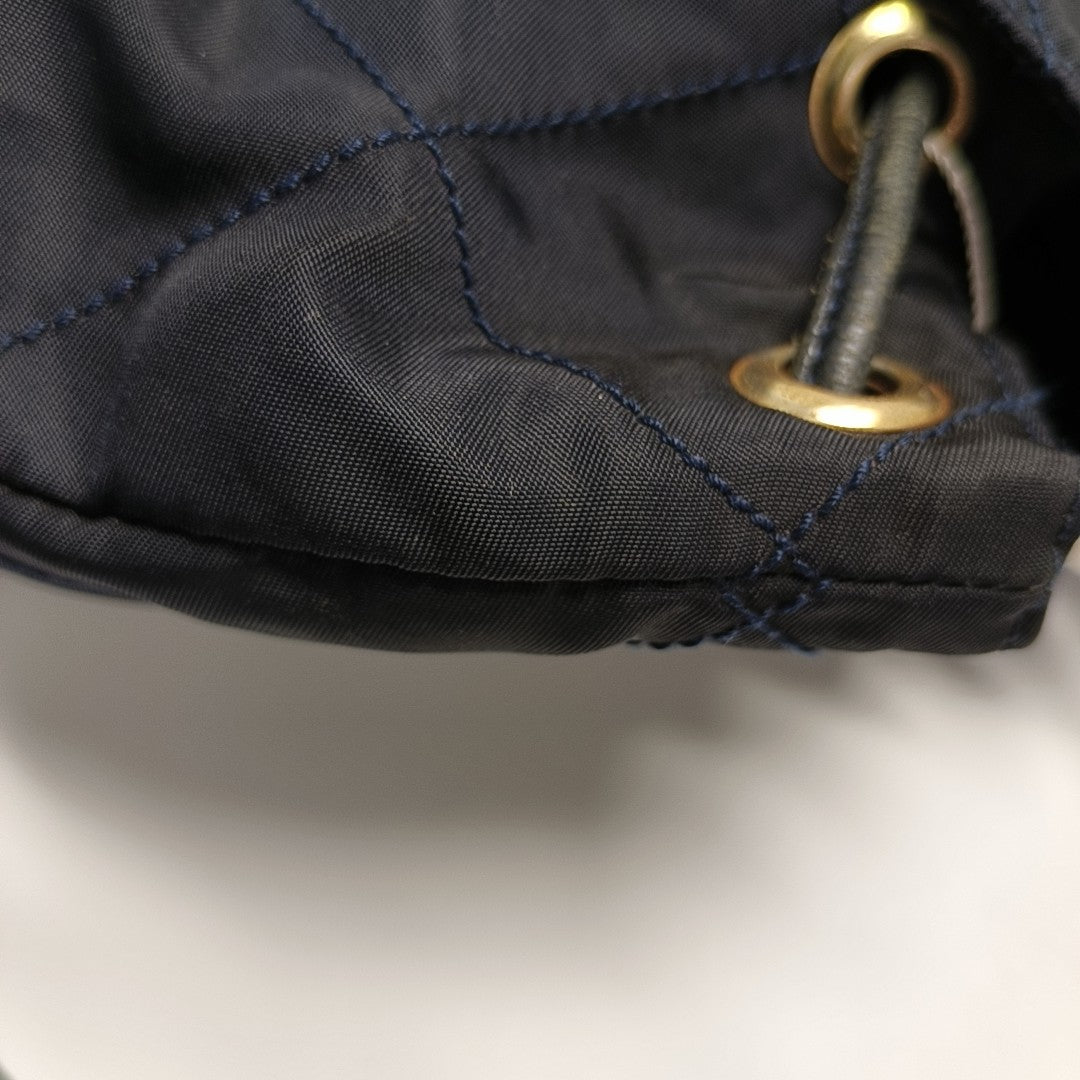 Vela Quilted Nylon Blue