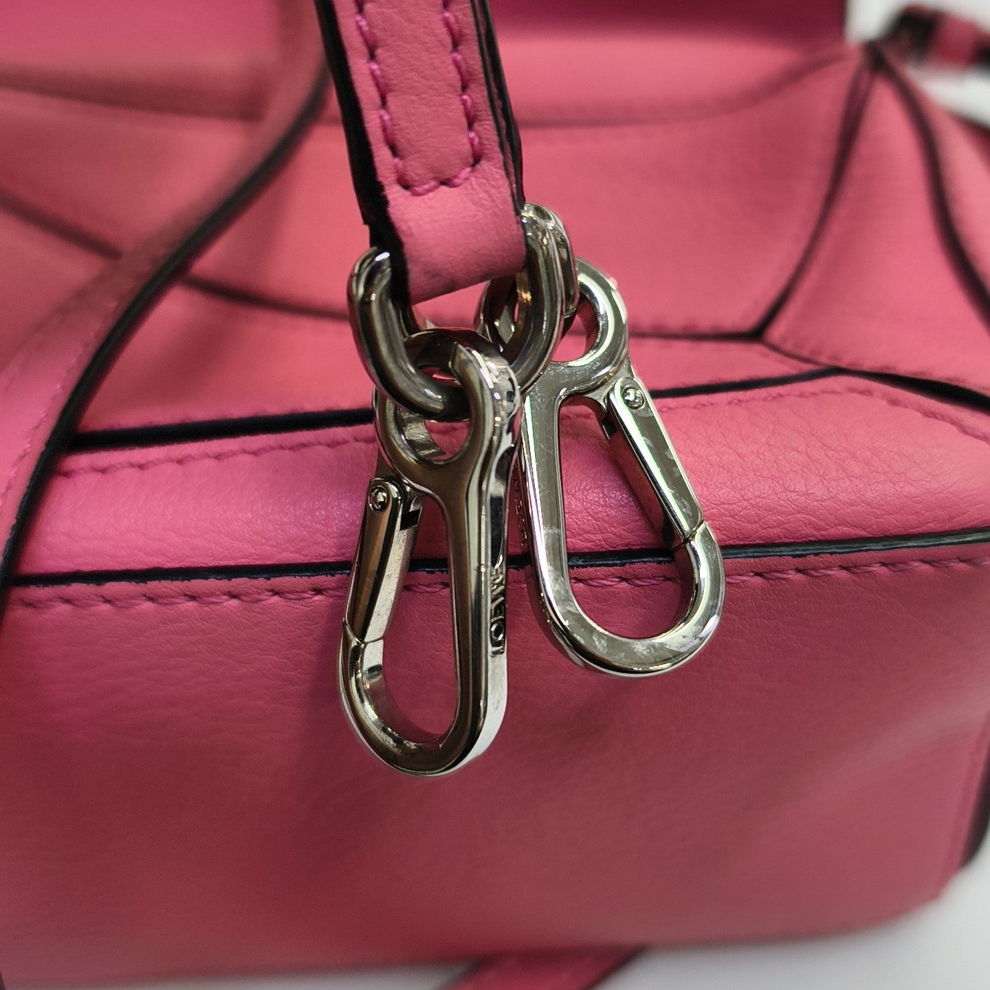 Puzzle Mini Calfskin Pink