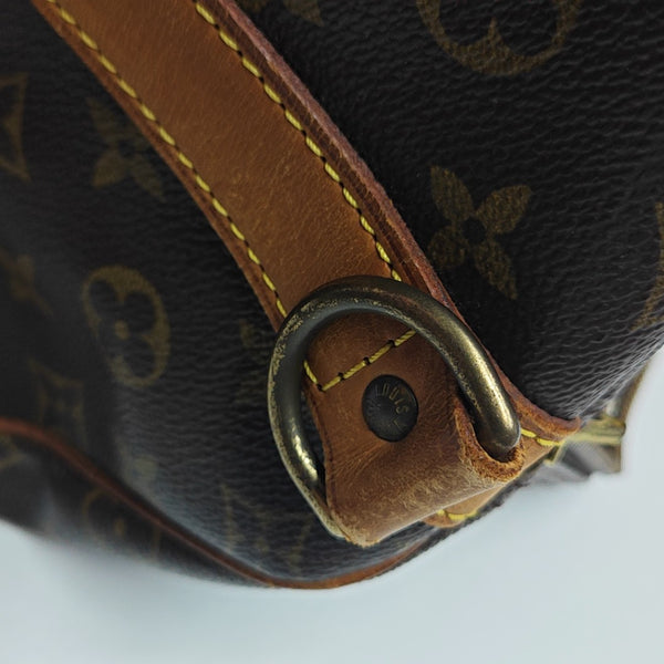 SAC SOUPLE 55 Monogram Coated Canvas Brown