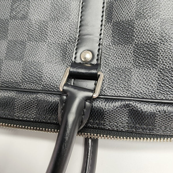 PORTE-DOCUMENTS Damier Graphite Coated Canvas Black