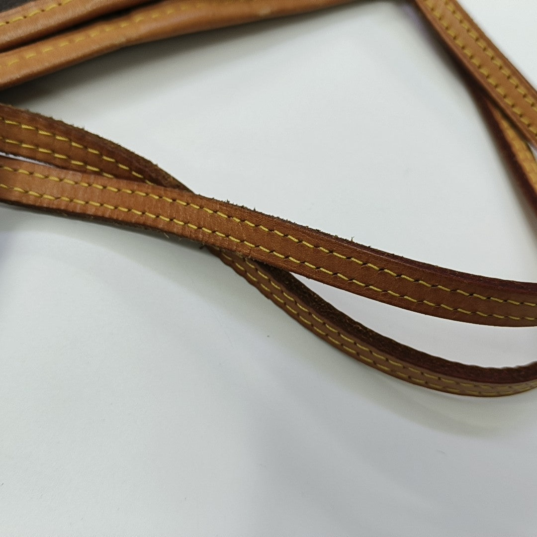 NEVERFULL MM Monogram Coated Canvas Brown