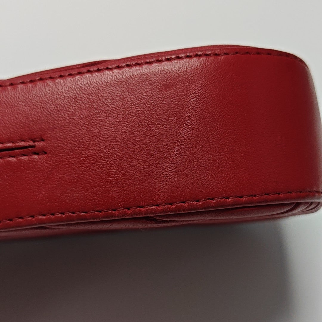 Matelassé Lambskin Red