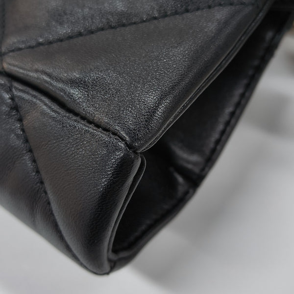 CHANEL 19 Large Quilted Lambskin Black