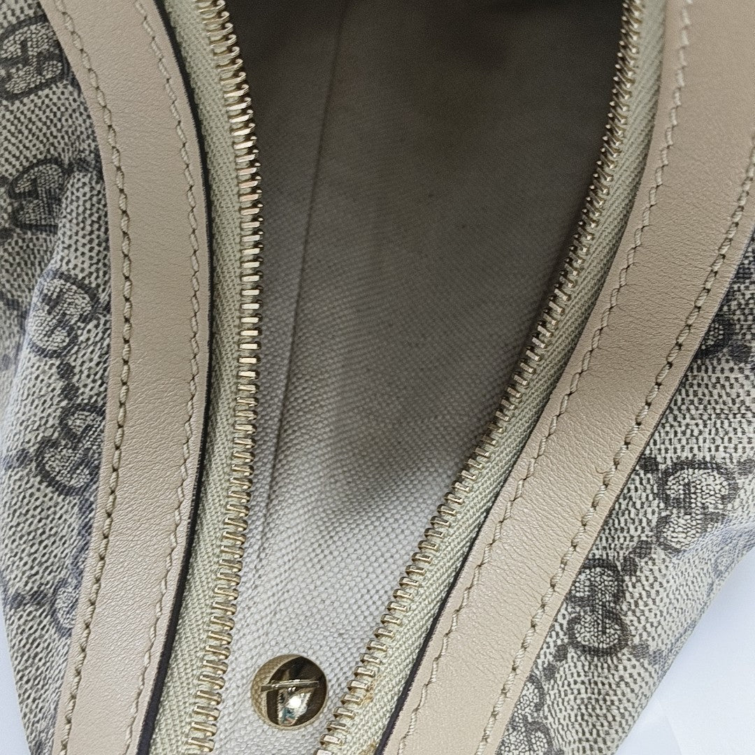 Charlotte Monogram Coated Canvas Beige