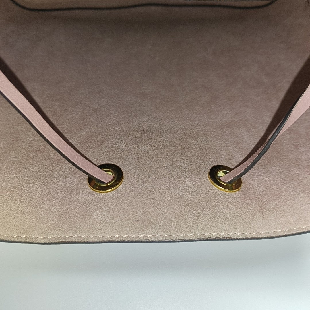 NÉONOÉ MM Monogram Coated Canvas Brown