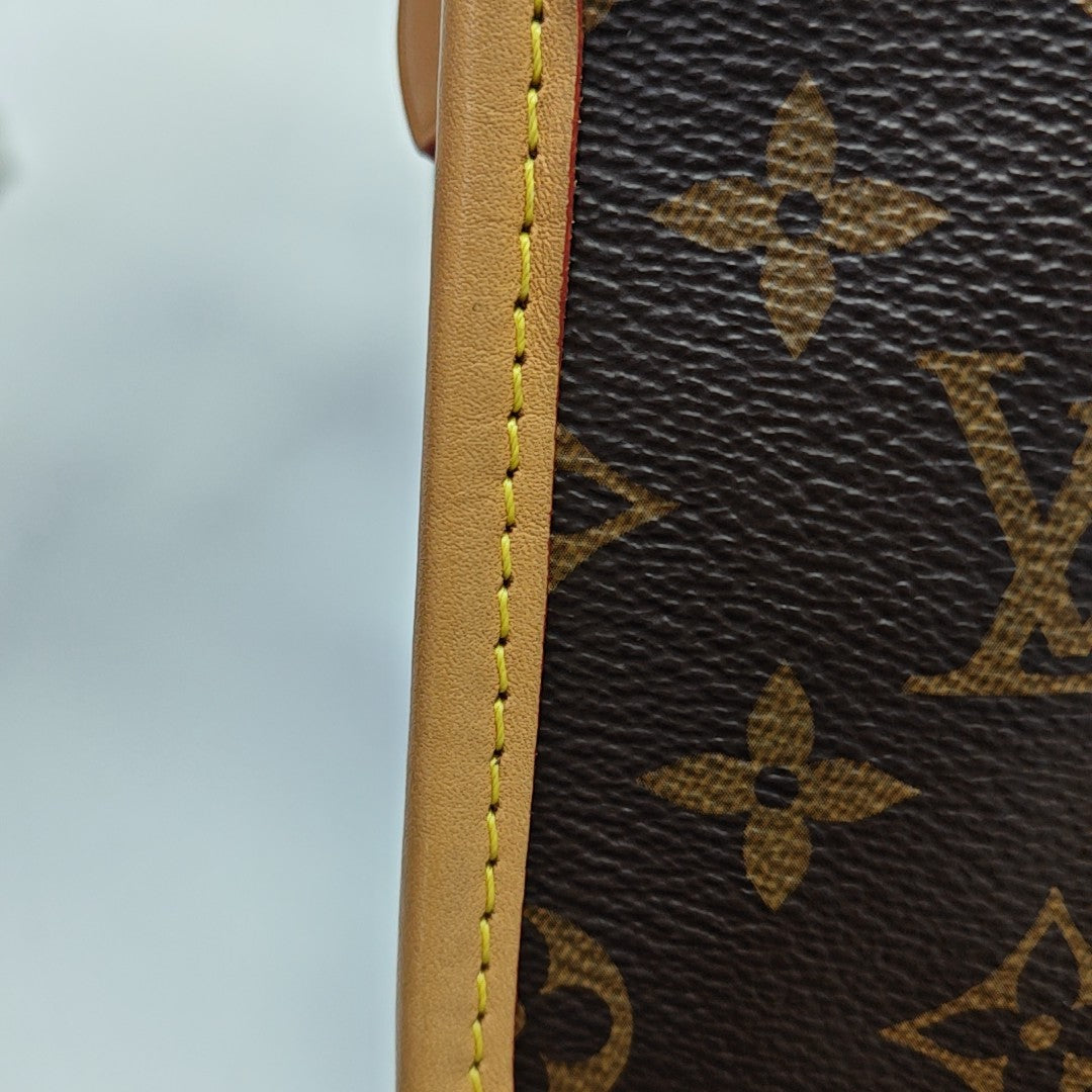 DIANE Monogram Coated Canvas Brown