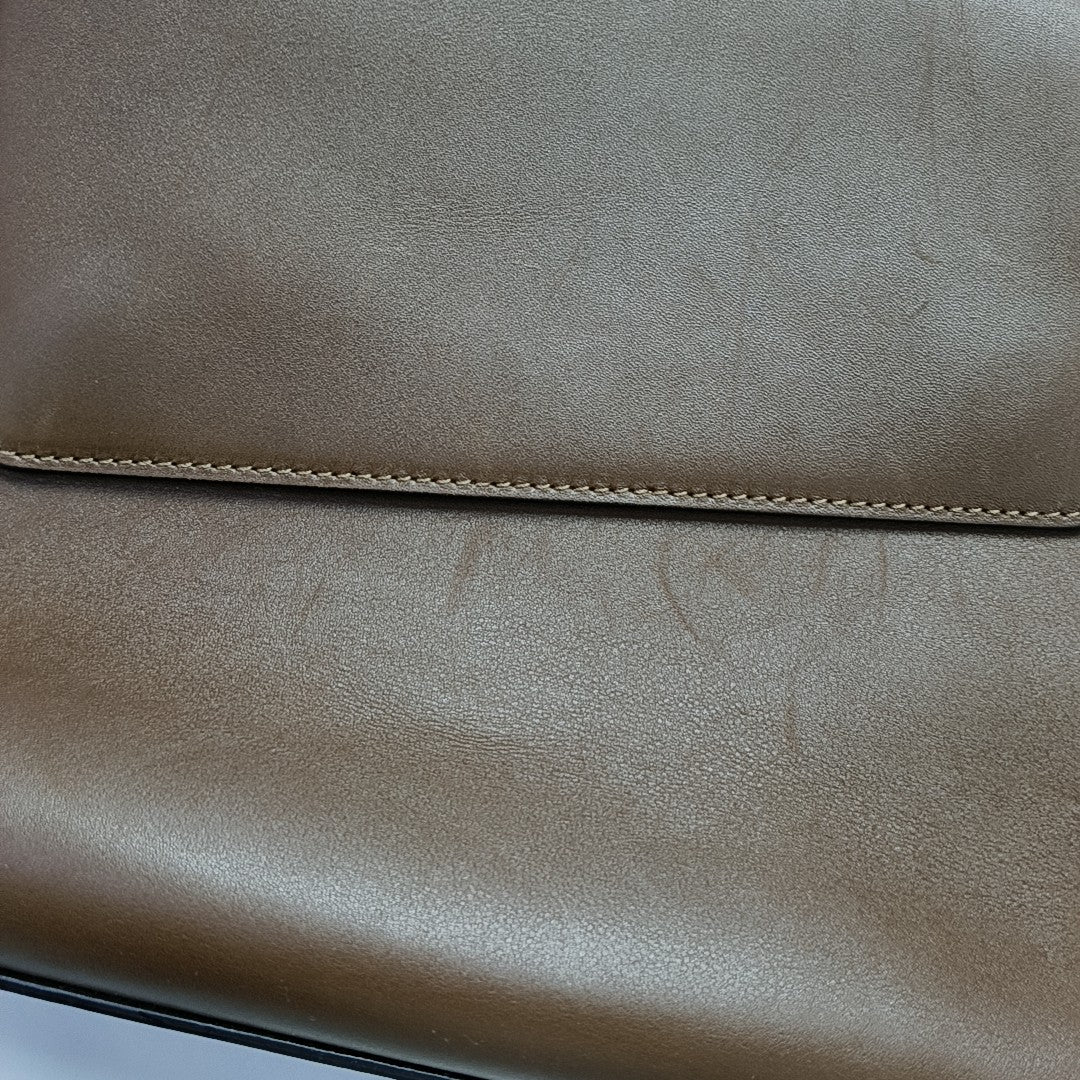 Leather Shoulder Bag Brown