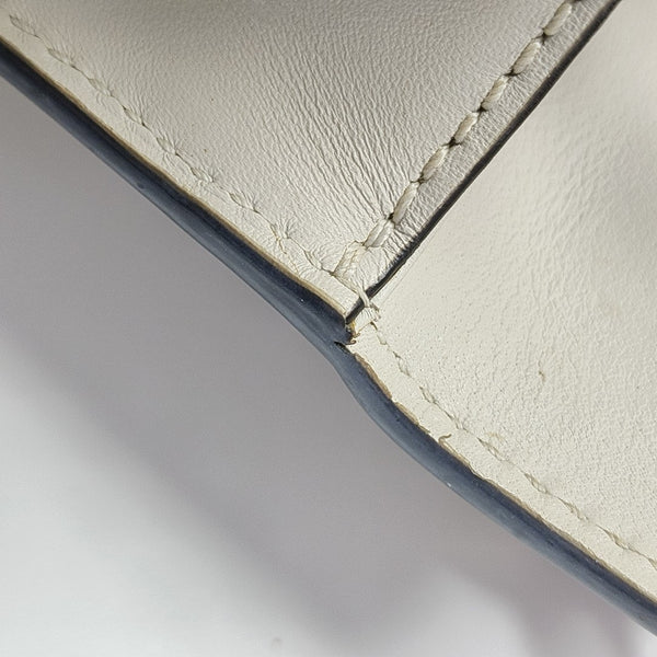 Sylvie Mini Calfskin White