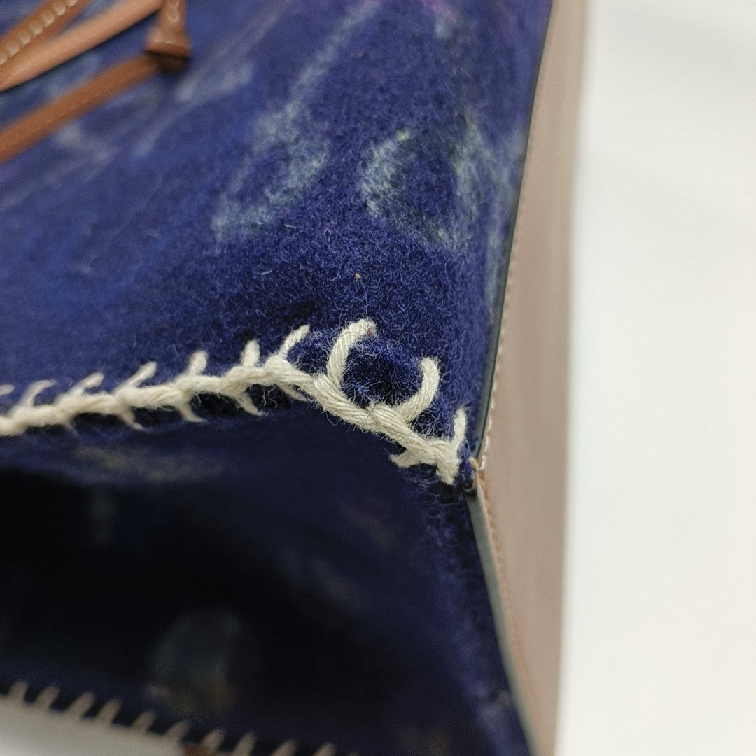 Cushion Wool Blue