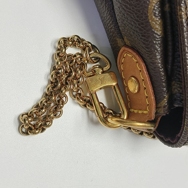 FAVORITE PM Monogram Coated Canvas Brown