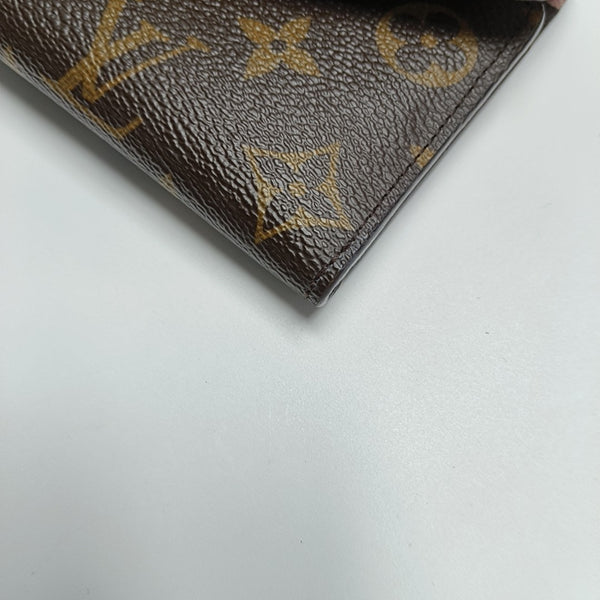 JOSÉPHINE Monogram Coated Canvas Brown Wallet