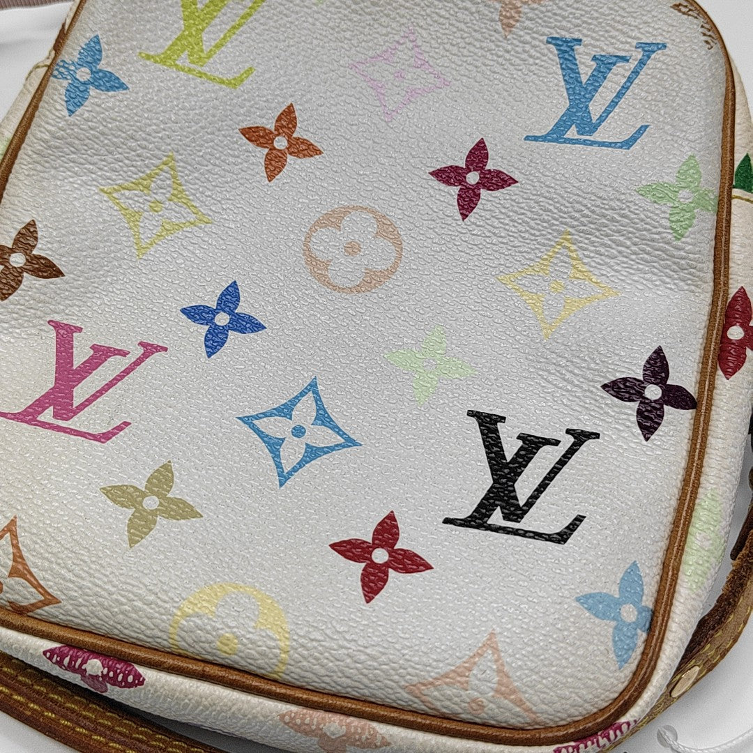 LV × TM RIFT Monogram Coated Canvas White