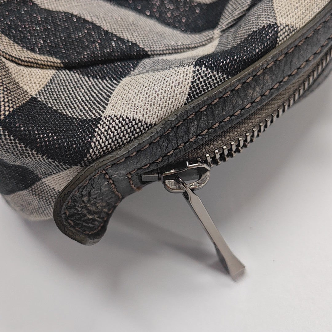 Canvas Top Handle Bag Gray