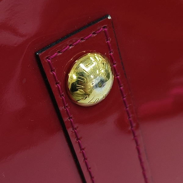 ALMA PM Monogram Patent Leather Red