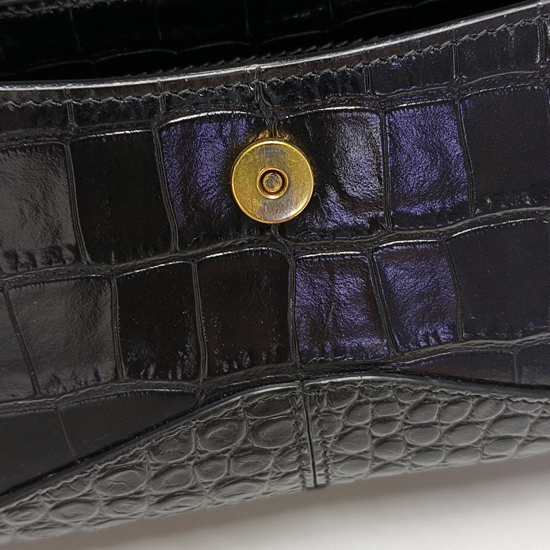 Calfskin Shoulder Bag Black