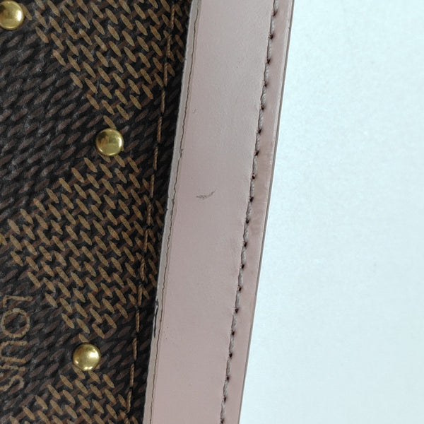 Damier Ebene Coated Canvas Card Holder Brown