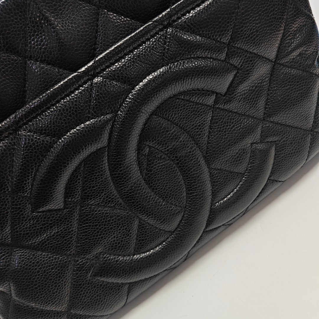 CC TIMELESS SOFT Quilted Grained Calfskin Black