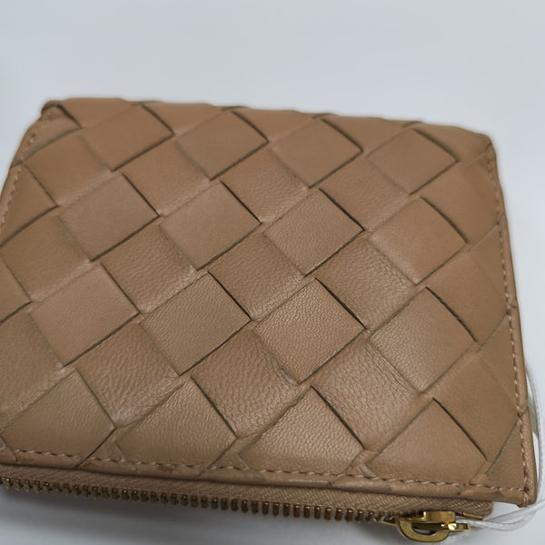 Calfskin Wallet Mini Gray