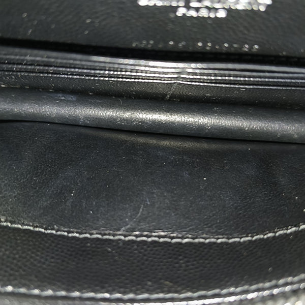 MONOGRAM WOC Chevron Calfskin Black