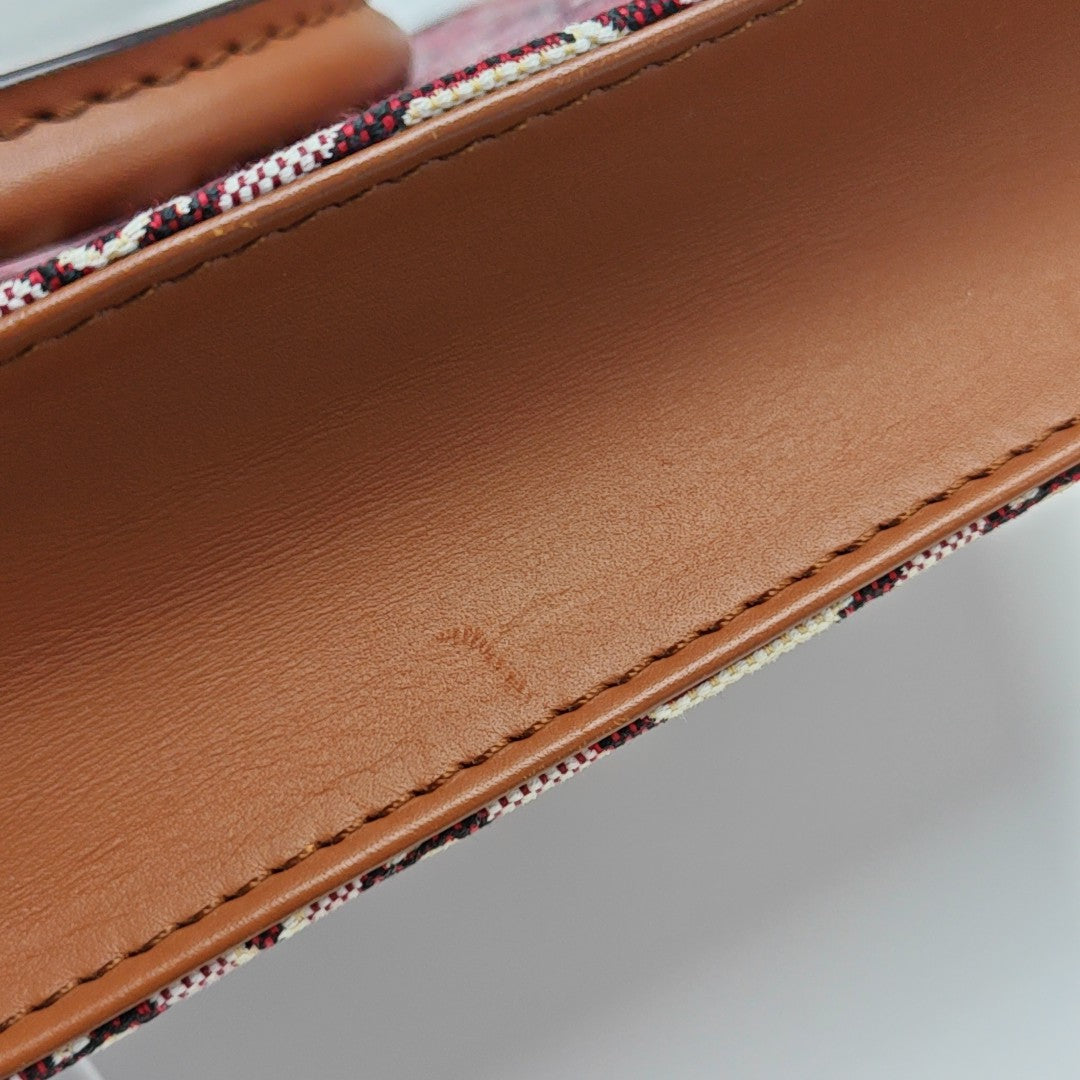 SAC PLAT Mini Fabric Red