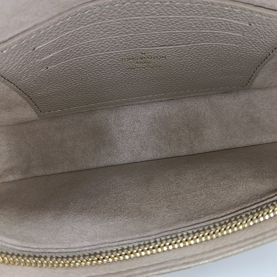 IVY Monogram Calfskin Gray