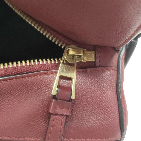 Puzzle Small Calfskin Red