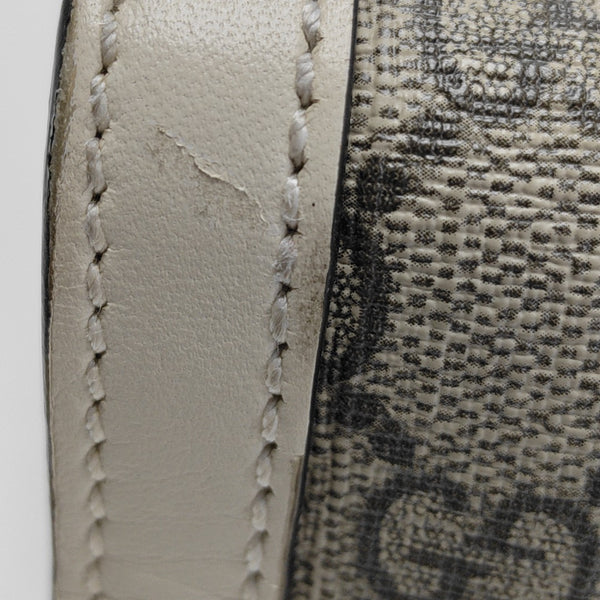 Padlock Small Monogram Coated Canvas Beige